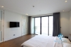 A lake view 2 bedroom apartment for rent in Yen phu village, Tay ho, Ha noi